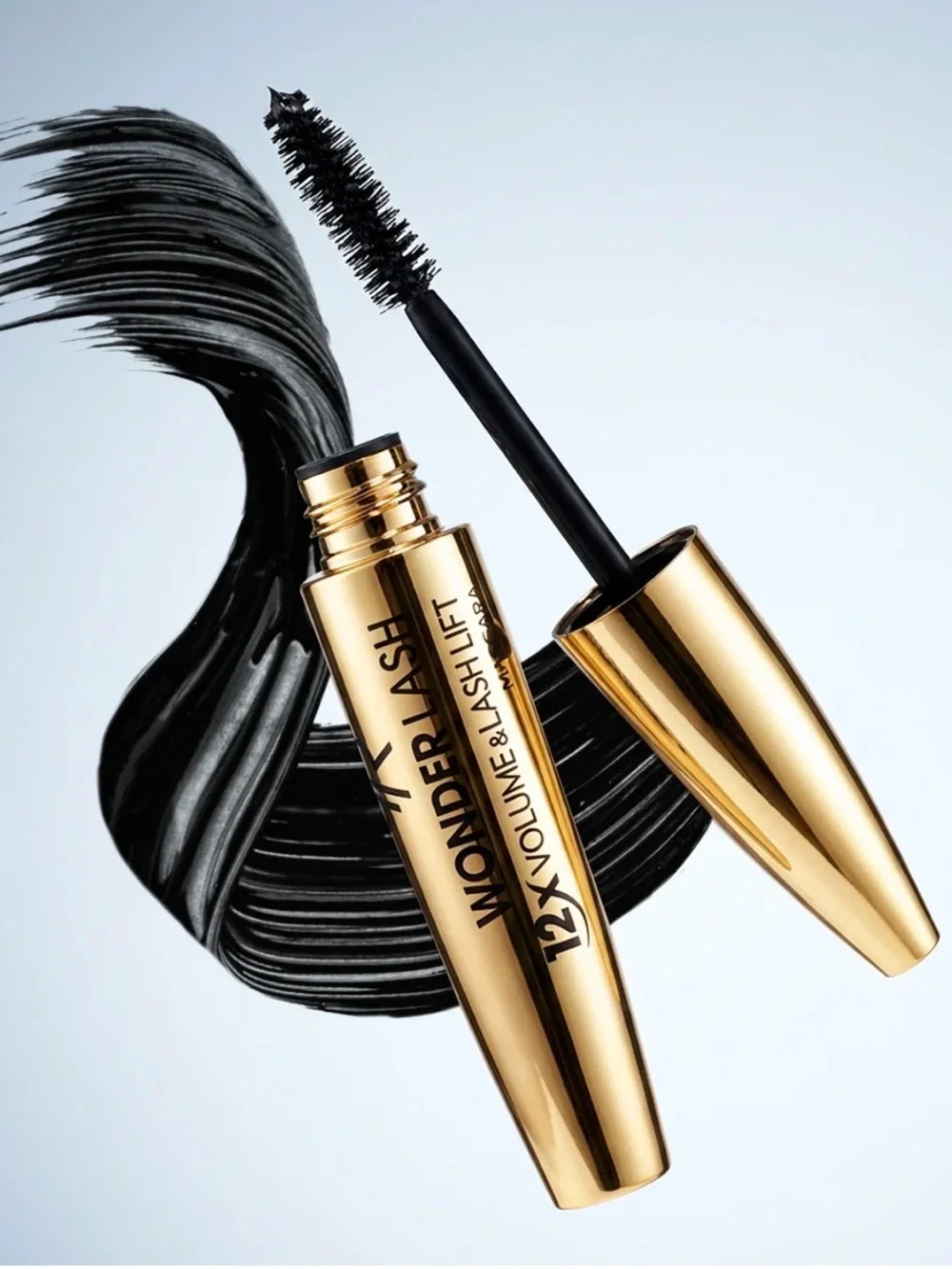 Mascara — Black Lashes with 12X Volume